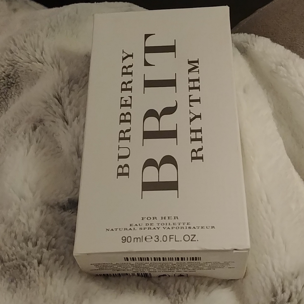 Burberry BRIT Rhythm for her.  List price $80-$100